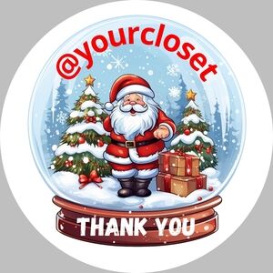 ♥️ 5x25 / 60 Thank You Cards Christmas